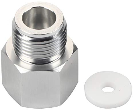 Annadue Hausgemachtes Bierfass-Regler, Metall CO2 Soda Zylinder Adapter CO2 Refill Connector Adapter Zubehör für /Soda-Club