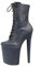 HOMDREAM High Heels 20CM Schnüren High Heels Tanzplattform Serpentine Pole Dance Stage Ankle Boots,Black-39