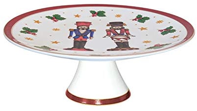 KASANOVA Alzatina per dolci soldatini in porcellana, 22 cm