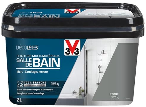V33 Peinture Multi-Matériaux Salle de bain Deco Lab Roche 2 L