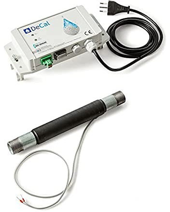AQ Technology DeCal 34 – Descalcificador electrónico antical montado ¾ 230 V – 4,5 W. Instalación con bobina ya envuelta en barril de 3/4 pulgadas L. 250 mm