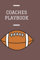 -Coach Playbook-Make up your own football special teams by drawing them out (Paperback)