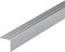 ufitec® Alu Winkelprofil 24x20 mm mit Rillen selbstklebend, Treppen Kanten & Stufen Winkel Schutzprofil (24 x 20 mm | 195 cm Länge, Silber)