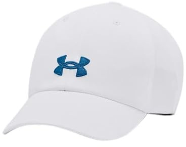Under Armour Damen Blitzing Wrapback, (100) Weiß/Cosmic Blue, Einheitsgröße