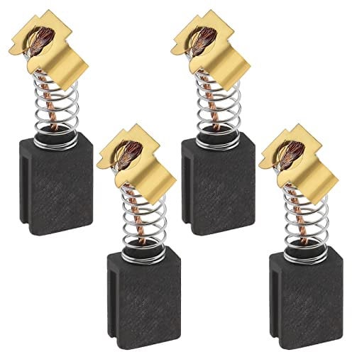4Pcs Motor Carbon Brushes Replacement Compatible with Makita 195007-0 CB-406 CB-407 Accessories for Power Tools Jig Saw Rotary Drill
