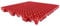 Loseta Reforzada PVC Rojo (33x33x2cm): Suelos de garajes, lavaderos de Coches, almacenes. Zonas de Trabajo y Alto tránsito
