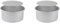 PME LBR053 Anodised Aluminium 3 inch Deep Round Cake Tin with Loose Base, 5 (127mm), Silver (Pack of 2)