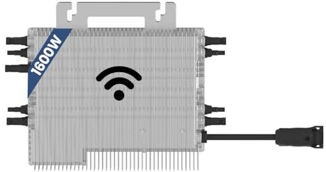 Micro Onduleur 1600W DEYE SUN-M160G4-EU-Q0 WiFi Plug and Play pour 4 Panneaux Solaires - Onduleur Photovoltaïque pour Kit Solaire de Balcon