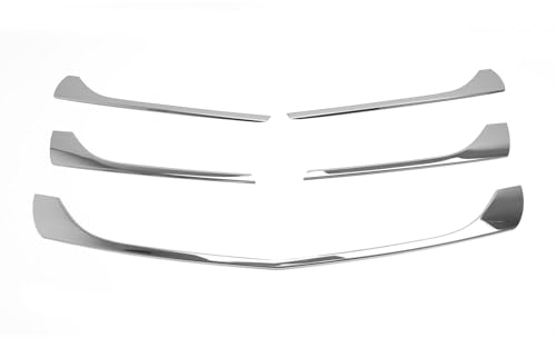 OMAC Kühlergrill Leisten Grillleisten kompatibel mit Mercedes Vito W447 2014-2019 Chrom 5x
