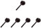 PRETYZOOM 5 Sets Richterhammer Spielzeug Richterhammer Richterhammer Requisite Anwalt Richterhammer Kinderverkauf Hammer Richterhammer Partyzubehör Cosplay Richterhammer