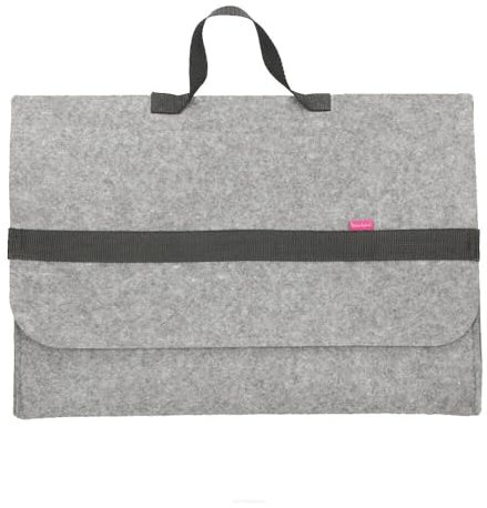 Bertoni Kofferraumtasche Auto Organizer Aus Filz Autotasche 46x20x10 cm Grau