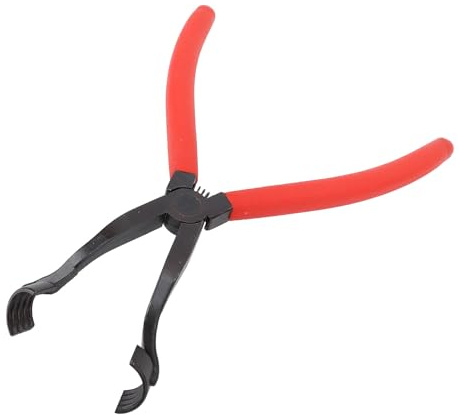 Drum Brake Hold Down Spring Pliers, High Strength Spring Plate Pliers for Drum Brakes, Integral Head Design, Curved Neck, VT17706