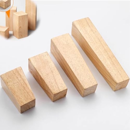 4 Stück Massivholz Ersatz Möbelfüße Holz DIY Tischbeine aus Eiche Holz Sofa beine,Möbelbeine,Konisch Sofafüße,für Kommode und Schrank (30cm)