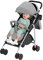 Poussette 3 en 1, Poussette Canne, Trio, Poussette Bebe, Landau Bébé, Accessoires, Adaptateurs Universels, Grandes Roues, 25kg, panier spacieux-C-gris