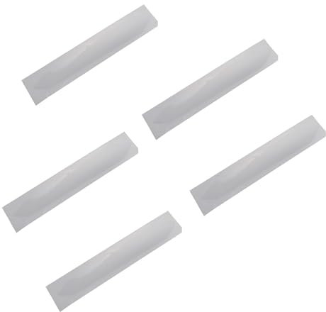 Bestvisse 5 x transparente Fahrradkettenschutz-Klebeband-Folie, für Fahrräder, Kettenstrebenschutz, kratzfest, für Fahrradkettenstreben, Rahmenschutz