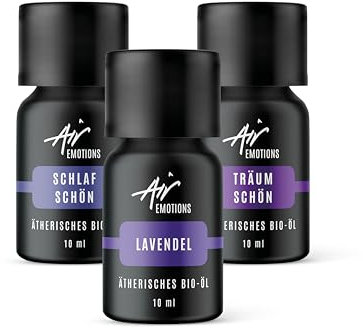 Air Creative® Ätherische Öle Lavendel Set, 3x10ml Ätherische Öle (100% Naturrein) - Duft-Trio für Ruhe, Entspannung & konzentriertes Arbeiten mit Lavendel & Zitrusnoten