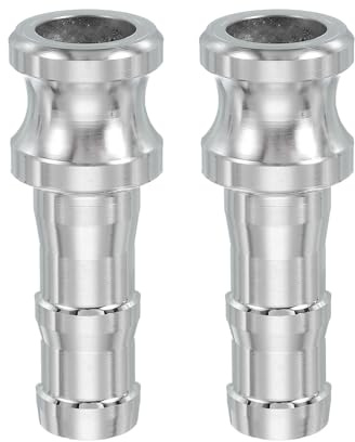 PATIKIL 2 Pièces 1 Raccords Verrouillage Came Aluminium - Adaptateur Mâle x Filetage Femelle NPT, Raccord Tuyau Déconnexion Rapide Verrouillage Came, (Type Part E Rainure Came)