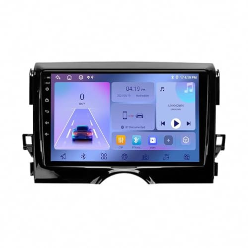 Touch Screen Radio Stereo Auto 2 Din per Toyota Yaris Vios 2005-2012 Wireless Carplay Android Auto Stereo Bluetooth Ips con Pantalla Táctil con Gps, 4 Nucleo 2G+32G
