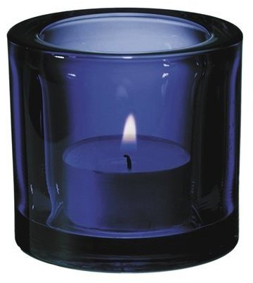 Iittala Kivi Kerzenhalter, 60 mm, Blau