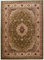Carpeto Teppich Orientteppich Grün 150 x 295 cm Medaillon Konturenschnitt Muster Iskander Kollektion