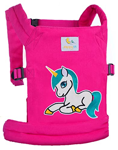 HappyVk - Porte-poupée pour Enfants - Broderie Licorne