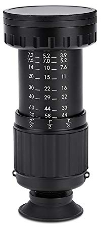Mugast Director View Finder, HD Micro 11X Visor Escena Visor con rosca de filtro estándar de 37 mm para la mayoría de formatos de película y TV, soporta la adición de un convertidor de gran angular