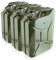 BITUXX® Stahl Benzinkanister Kraftstoffkanister Kanister UN Zulassung (3x 20 Liter)