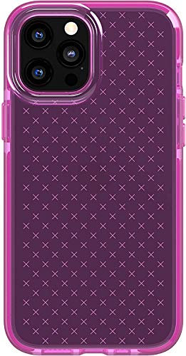 tech21 T21-8397 Evo Check for Apple iPhone 12 Pro Max 5G - Germ Fighting Antimicrobial Phone Case with 3 Meter Drop Protection, Mystical Fuchsia