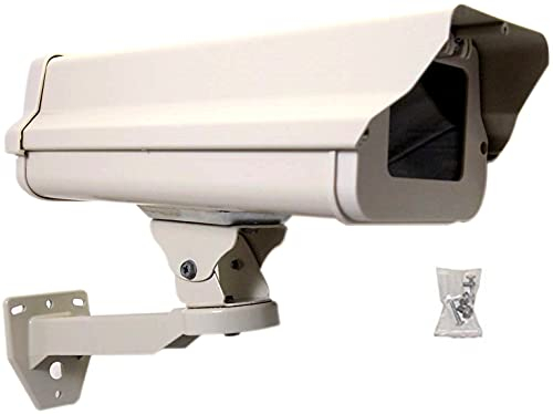 BeElion 2 Stück Aluminiumgehäuse CCTV Sicherheit Überwachung Outdoor Kamera Box Wetterfest Heavy Duty Wandhalterung Verstellbare Halterung Kit für CCTV Überwachungskameras System