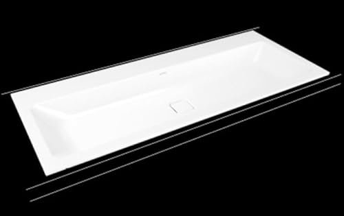 Kaldewei Cono Einbauwaschtisch 3082, 1200x500x14 mm, 901806003001, Ausführung: Ohne Hahnlochbohrung