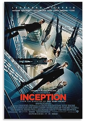 Inception Filmposter (14), Heimdekor-Poster, Wandkunst, zum Aufhängen, dekorativer Gemälde-Poster, 20 x 30 cm