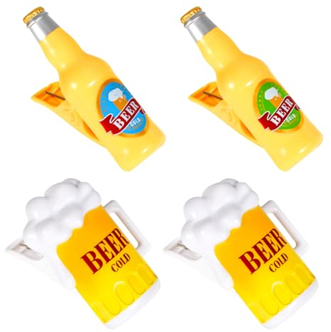 4 Piezas Pinzas para Toallas,Clips para Toallas de Playa para Tumbonas,Pinzas Grandes para Ropa de Lavandería,Pinzas de Playa para Toallas de Lavandería Tumbona,Clip para Toalla de Silla de Playa