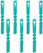 Lot de 100 étiquettes de plantes en plastique vert réglables à suspendre autour de l'arbre pour plantes de jardin, graines, légumes, fleurs, plantes en pot, jardinage, 2 x 21 cm