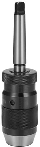 Mulcort Portabrocas, MT2 1-16 mm Portabrocas Taladro de Columna, Portabrocas sin Llave de Cambio Rápido Integrado con Mango Para Taladradoras y Tornos