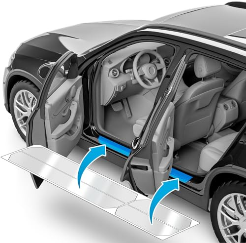 uProtect Auto Einstiegsleisten Schutz für Seat Leon Sportstourer 4 (IV) KL I 2020-2026 - Schutzfolie Autotür Zubehör Zierleisten Lackschutzfolie Transparent