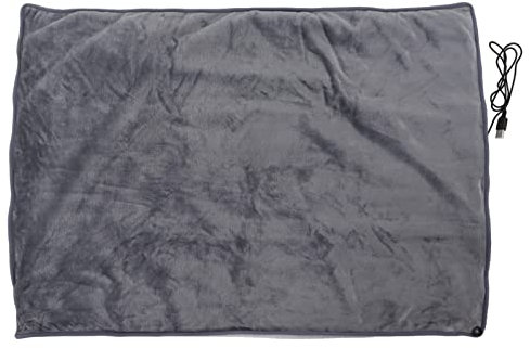 Locadence Electric Heated Blanket, 100x70cm Flannel, 5V USB Heated Throw Blanket for Home, Office, Car, Travel