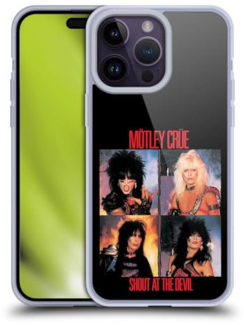 Head Case Designs Offizielle Motley Crue Shout at The Devil Alben Gelhülle [Militärischer Schutzgrad] Kompatibel Mit Apple iPhone 14 Pro Max Und Kompatibel Mit MagSafe