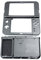 Dark Grey New3DSXL Extra Housing Case DCD Shells 3 PCS Set Replacement, for New3DS New 3DS XL LL 3DSXL New3DSLL Consoles, Upper Screen Frame + Buttons Faceplate + Lower Battery Cover Plates