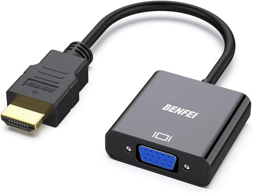 Generic DP to VGA Adapter,HD 1080P HDMI Male to VGA D-SUB 15 pins Female Video Converter Adapter Cable,Gold-Plated DisplayPort to VGA Converter Male to Female