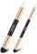 Amabro Washable Blending Sponge Pen Double-Headed Pastel Blending Stump Pencil, Reusable Sketching Sponge Brush Blender Tool for Art Students, Middle School Students(Gold)