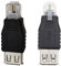 Saddgo Crystal For Head PC RJ11 Male To USB 2.0 For A Female Adapter Connector For Laptop LAN Usb To Lan Ethernet Adapter Landline Phone Converter