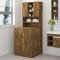 Mobile per Lavatrice Rovere Fumo in Legno Multistrato Casa e Giardino, Accessori elettrodomestici (51,72KG)
