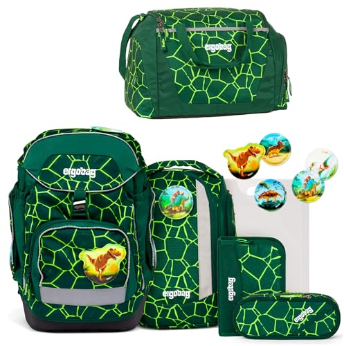 ergobag Pack Bundle Schulrucksack Set 7-teilig BärRex Plus Sporttasche