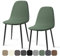 BalladHome Stuhlhussen 2 Stück Universal Stretch Stuhlbezug Jacquard Hussen für Stühle Abnehmbare Waschbar Esszimmerstühle Bezug Hussen für Küchenstühle Hotel Bankett (Grün, 2 Stück)-KL