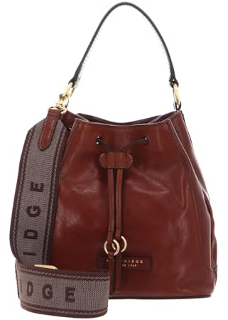 The Bridge Fiammetta Bucket Bag Marrone 14 / Oro