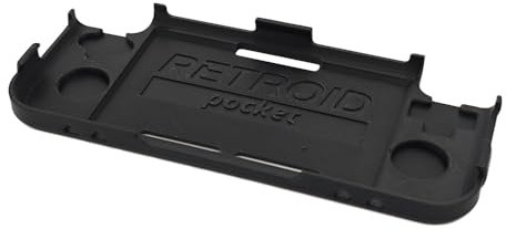 New Protective Cover Grip Case for Retroid Pocket 3+, Reversible Grip Case, Protective PLA+ Shell Case Grip For Retroid Pocket 3+ Game Console Accessories (BLACK)