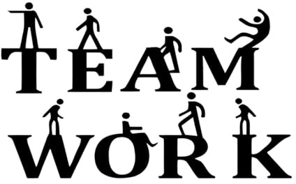 Wandtattoo mit Zitat „Büro“, „Idee Teamwork“, Wandaufkleber, Geschäfts- und Bürodekoration, Motivation, Wandaufkleber, Heimkunst, Wandbild, extragroß – 70x114cm