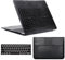 FFBOFFC Case Compatible with MacBook Air 13 Inch 2020 2019 2018 Release A2337 A2179 A1932 with Retina Display & Touch ID, Plastic Hard Case Laptop Cover & Sleeve Bag & Keyboard Skin, Cool Pure Black