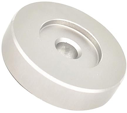 NUOBESTY Adaptador De De Aluminio para Tocadiscos De Accesorio Duradero y Estable para Vinilos