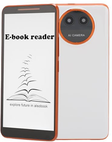 EREADER da 5,7 Pollici, BK570 HD Schermo Capacitivo a Inchiostro Reader Ebook per Android 8.1, Supporta Video di Video Audio Reader PDF e Tablet WiFi Bluetooth, Camera da 8MP